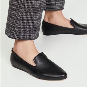 NWT Veronica Beard Griffin black leather loafer size 7 flats